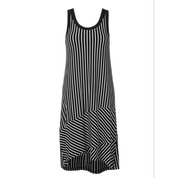 CAbi Dresses & Skirts - CAbi ATC Wink Dress #5946 Black and White Size L NWOT